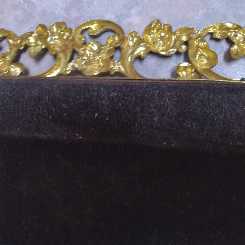 Vintage Filigree Gold Vanity Mirror - Picture 8 of 8